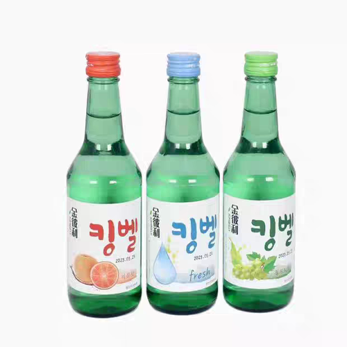 临期特价 韩国金彼利烧酒青葡萄味西柚味360ml聚会聚餐酒水12.5度