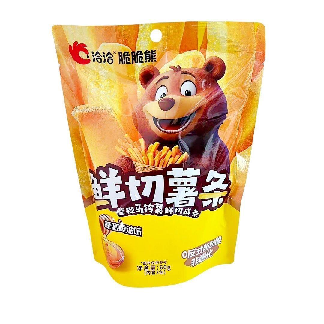 临期 洽洽脆脆香脆60原切鲜切薯条蜂蜜黄油原味儿童零食休闲零食