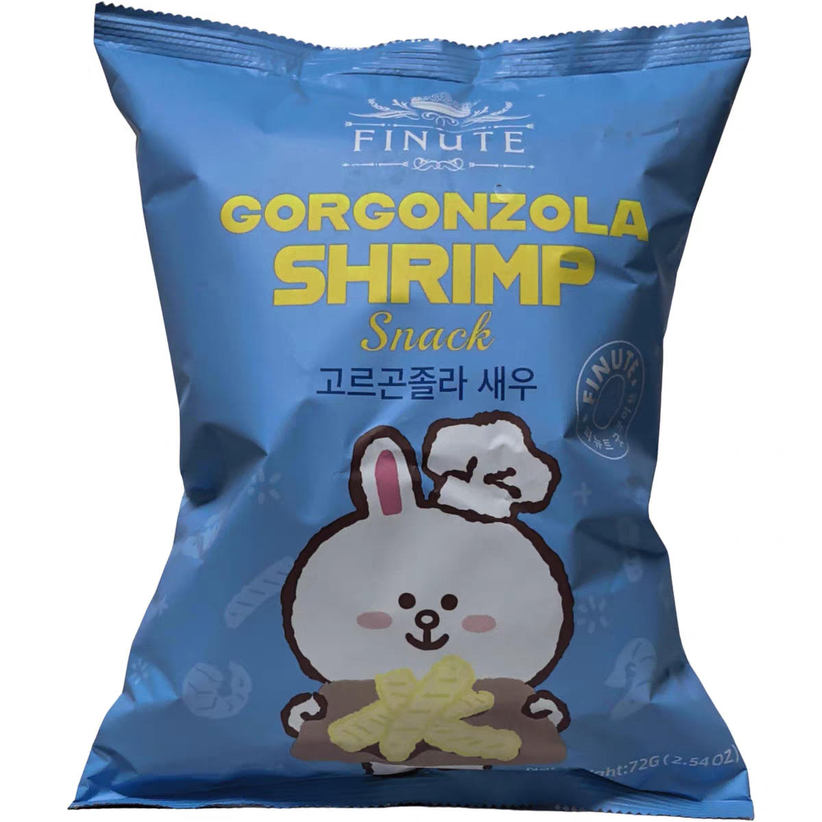 临期特价韩国进口干酪味虾条72g袋装办公休闲追剧零食小吃食品