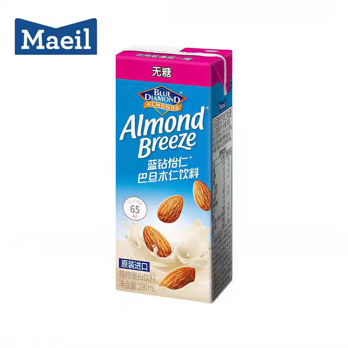 临期特价 Maeil每日蓝钻怡仁巴旦木杏仁早餐奶坚果饮料原味190ml