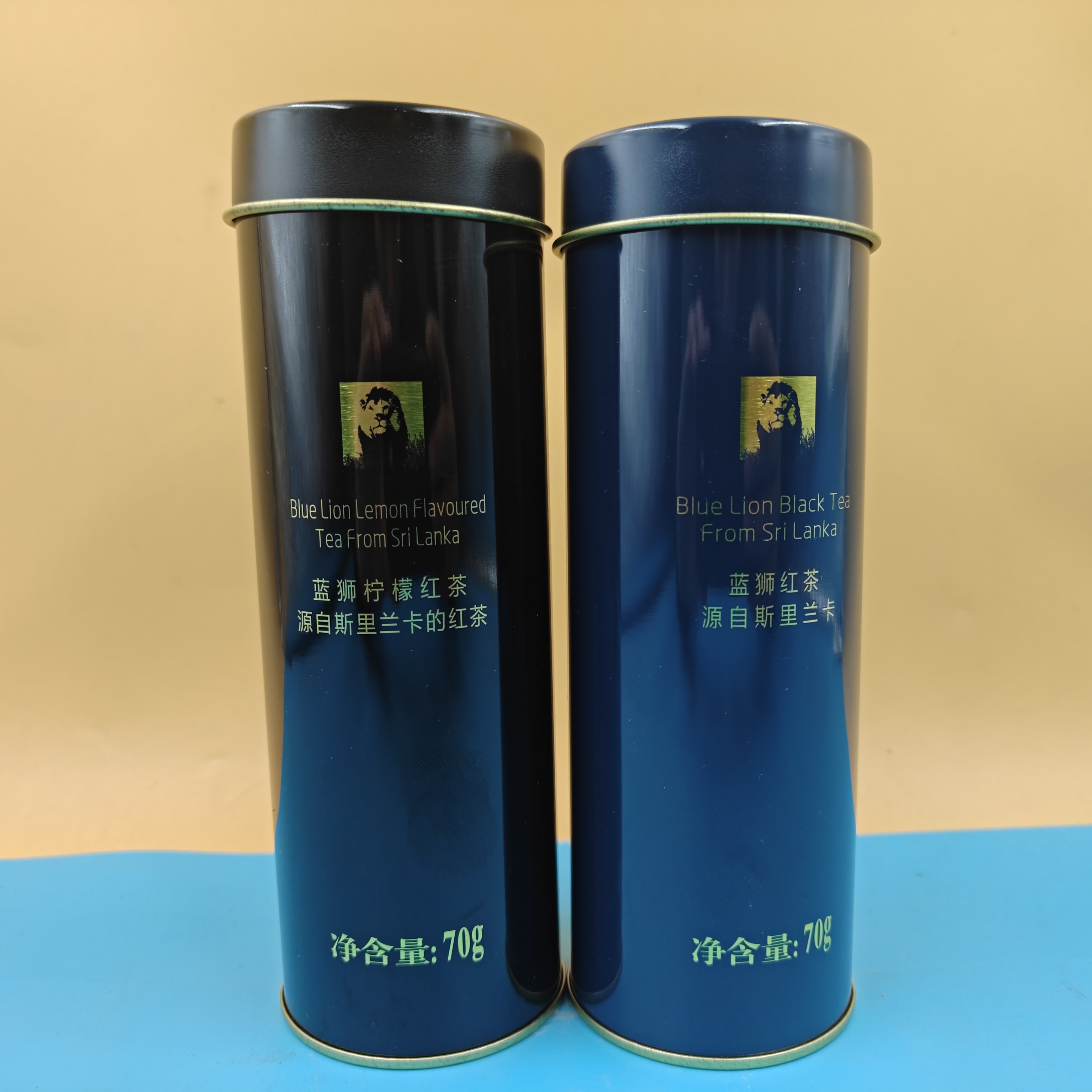 斯里兰卡进口蓝狮柠檬味红茶70g代用茶散装红茶叶浓香红茶果茶
