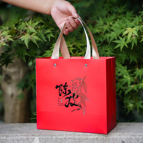 新会陈皮礼品储存罐手提袋