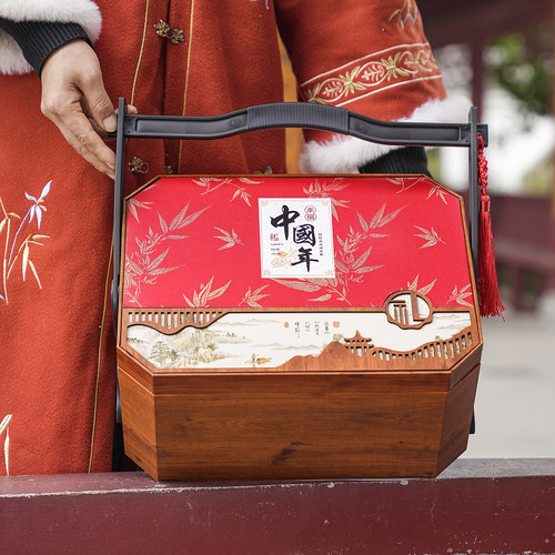 春节通用大号年货礼盒空盒