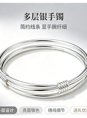 立大福足银东晋绕丝双环
