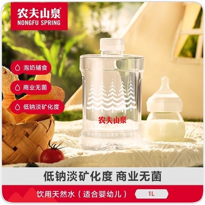 线条小狗联名款农夫山泉婴儿水1L