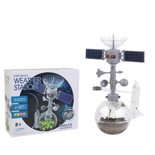 CUTESUNLIGHT儿童太空气象站生物实验小学生steam植物小盆栽生长
