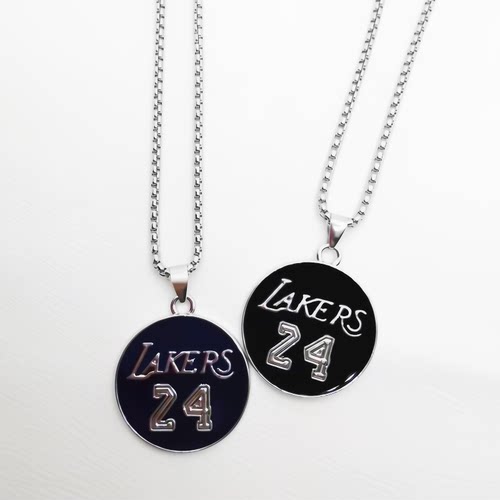 NBALAKERS24科比黑曼巴项链