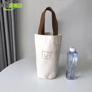 外出便携水杯袋多功能焖烧壶手提袋多功能雨伞保温杯保护套收纳包