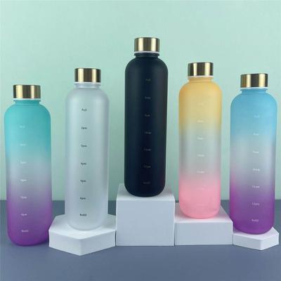 柯振渐变色太空杯户外大容量水杯