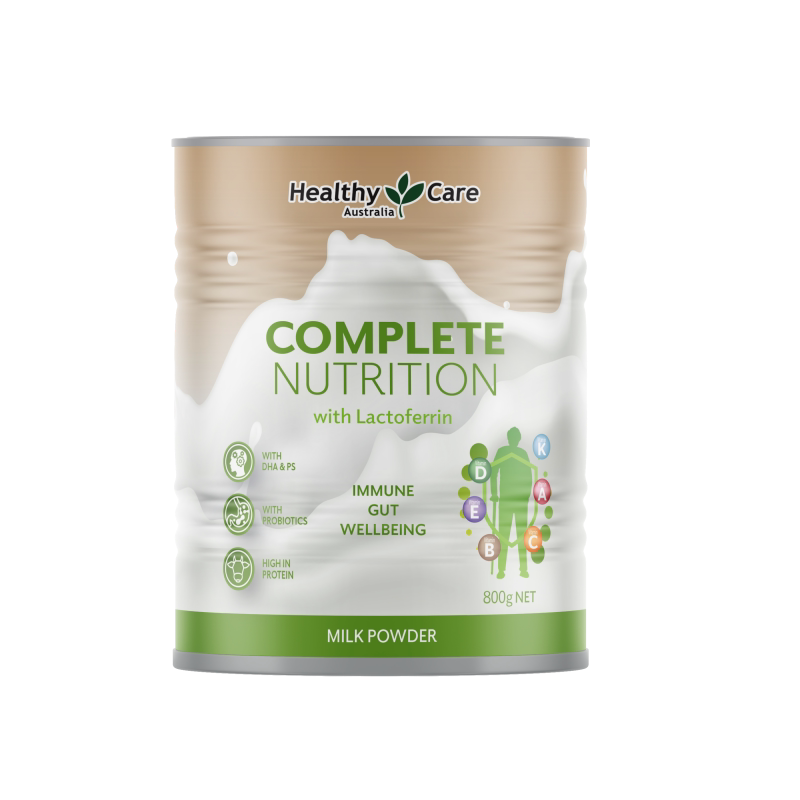 保税仓澳洲Healthy Care 乳铁蛋白增免疫全营养配方奶粉800g14岁+