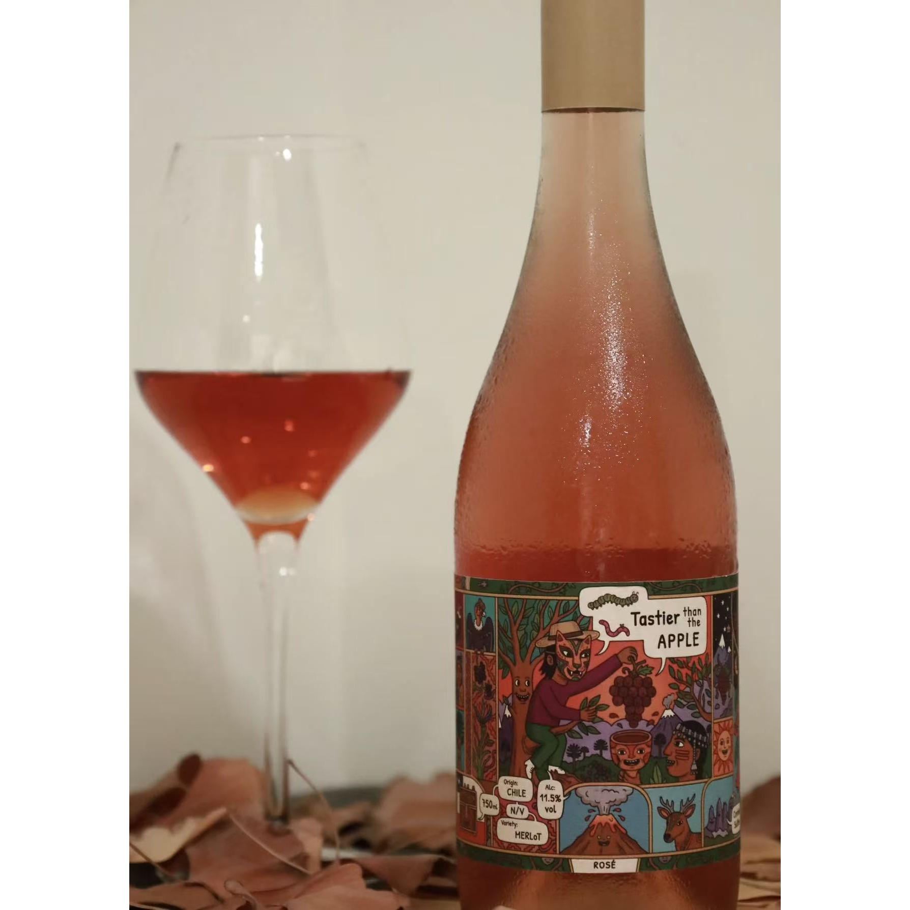 智利海盐长相思半甜桃红葡萄酒