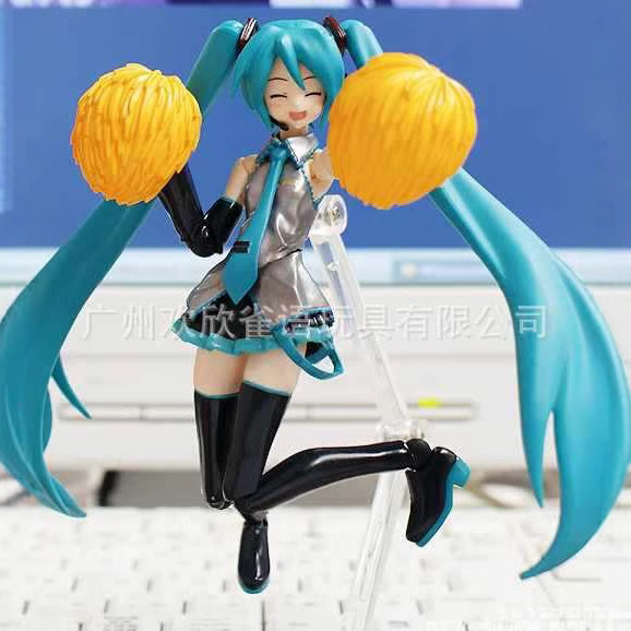 114 虚拟歌手 未来初音 可动人偶模型摆件 小手办彩盒