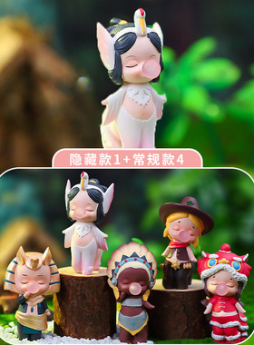 新款艾拉传说盲盒手办创意希腊神话半人马公仔玩偶学生桌面装饰品