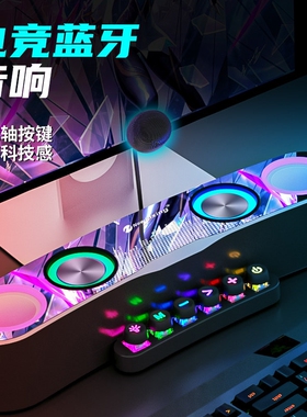 NewRixing/新乐欣 NR-555电竞电脑音响麦克风高音质氛围灯用桌面