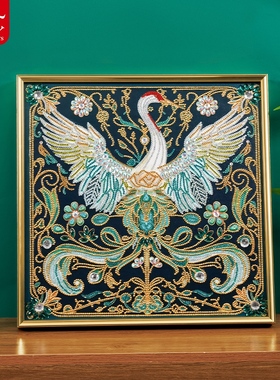 DC蒂彩钻石画2025新款5d客厅中国古风高级感手工diy粘贴砖十字绣