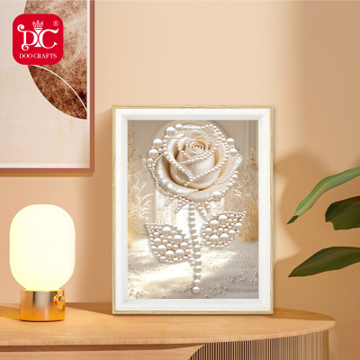 DC蒂彩2025新款手工十字绣珍珠画