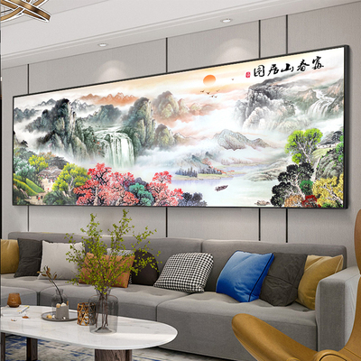 蒂彩DC富春山居图钻石画 画满钻新款客厅书房大气国风山水风景十