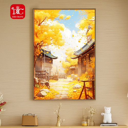 蒂彩春夏秋冬四季风景如画钻石画