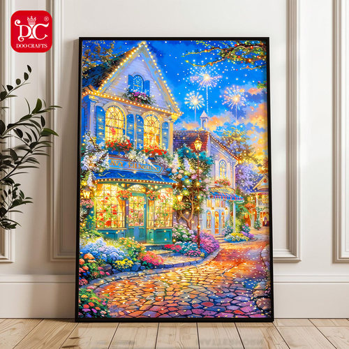 蒂彩DC钻石画高颜值客厅玄关挂画