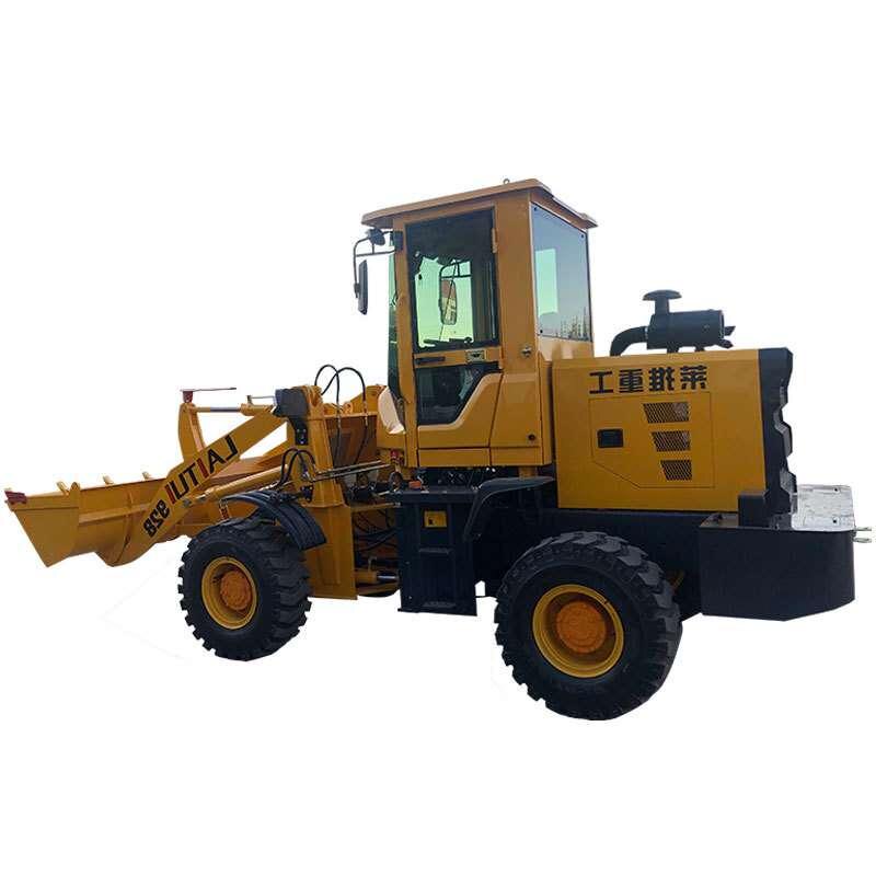 源头厂家zl16装载机铲车价格 小型四驱宽胎养殖抓草青储取料铲车