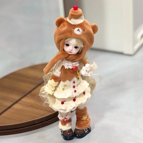 窗棂兽莓在熊你6分bjd娃衣套装