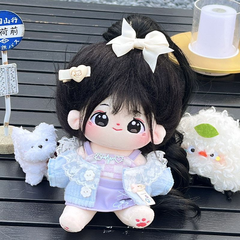 原创棉花娃娃20cm娃衣可奈辣妹公仔