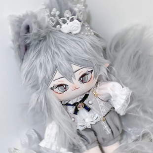 棉花娃娃20cm娃衣维斯佩拉宫廷风复小王子古毛绒玩偶可爱风衣服