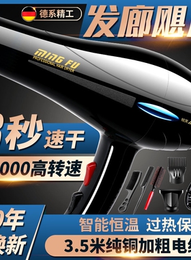 发廊专用电吹风机家用大风力负离