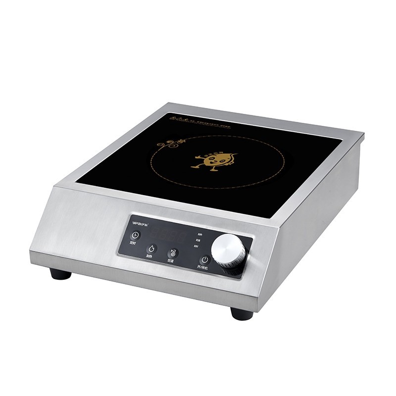 伊派商用电磁炉台式平面大功率电炉台式小炒炉磁炉3500W爆炒 凹面