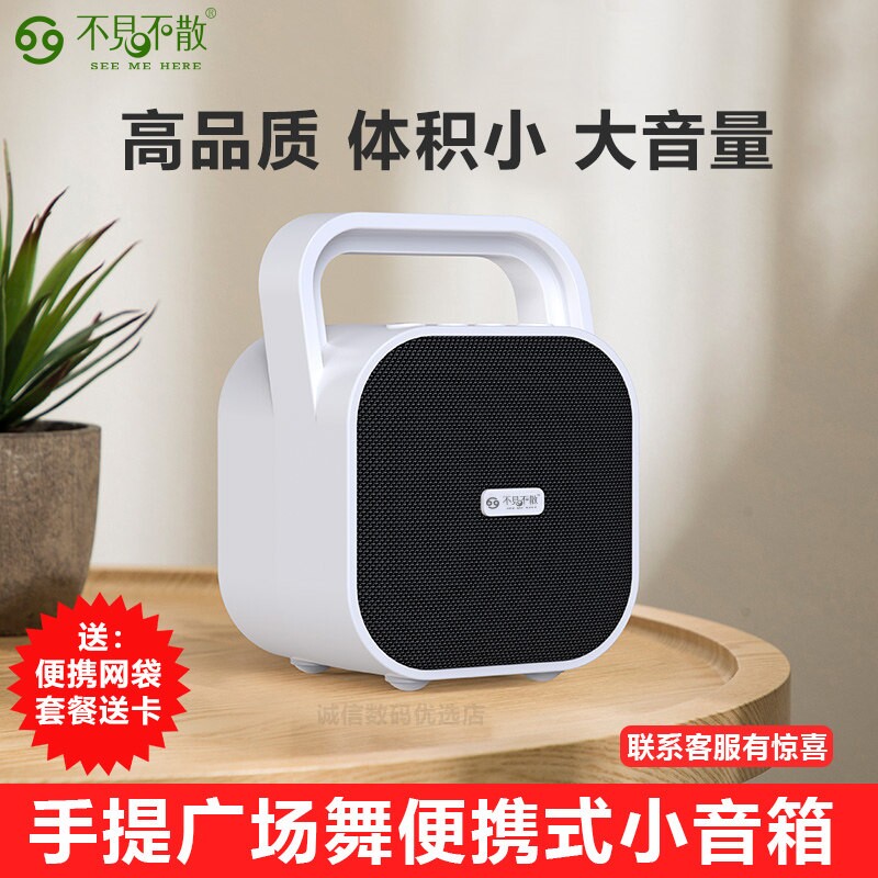 See Me Here/不见不散 BV670蓝牙音箱插卡小音 便携式户外手提广