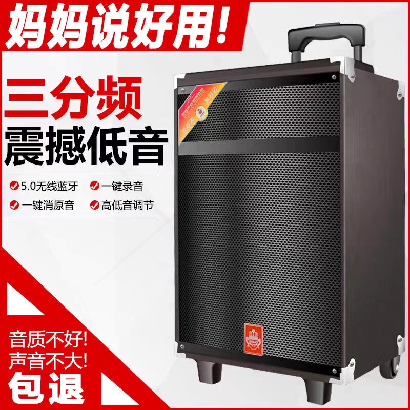 G05网红直播唱歌音响智能户外拉杆音箱k歌8寸演出声卡插卡富豪