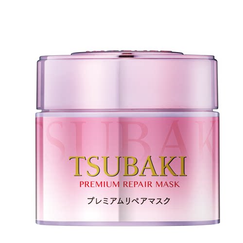 日本TSUBAKI丝蓓绮发膜限定樱花粉耀多效柔顺滋养修护干枯毛躁