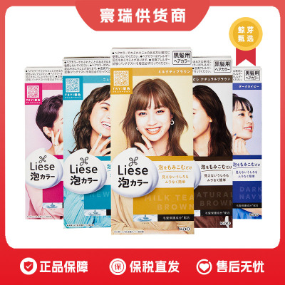 【保税仓】KAO/花王 Liese Prettia 新泡沫染发剂彩色 72小时