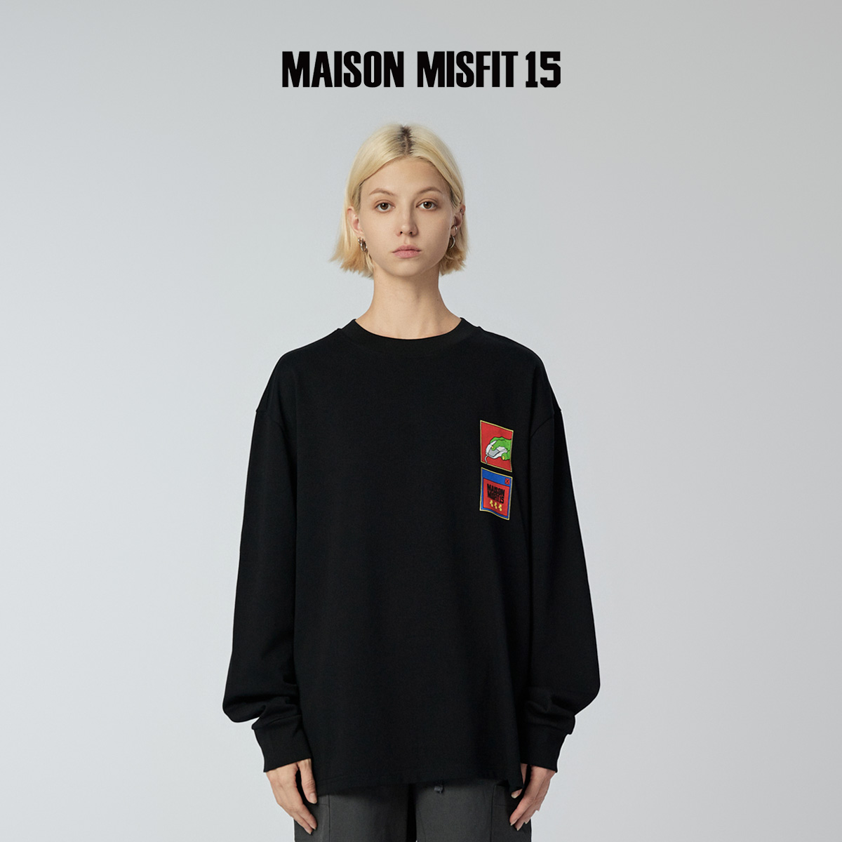 MMXV潮牌男女同款长袖T恤23秋新