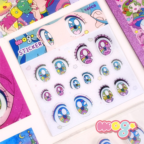 Moglllustration双透贴贴纸包