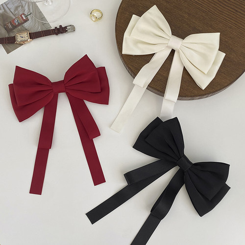 大蝴蝶结发夹日韩吴谨言同款