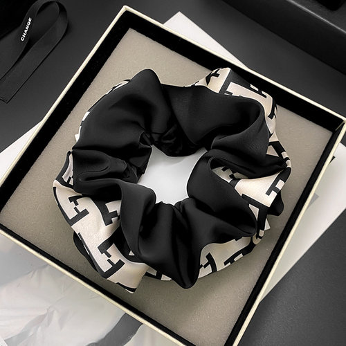 F8复古网红新款大肠发圈缎日韩