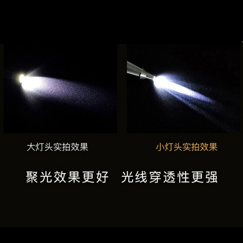 ForLink单光源超强光聚光手电小口径超亮鉴别玉石的照石头原石专
