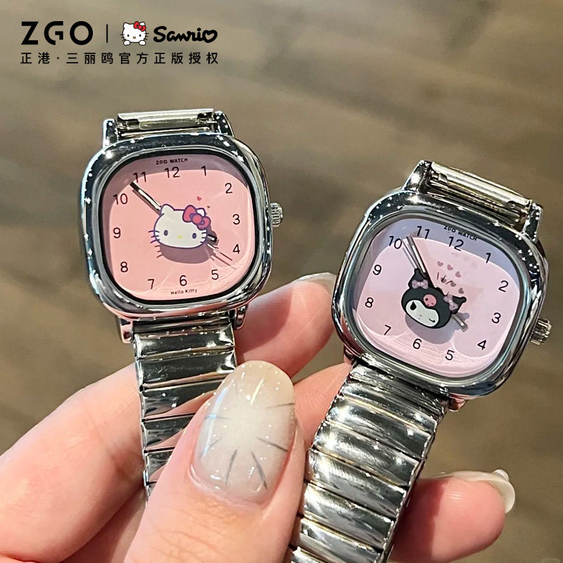 正港ZGOx三丽鸥凯蒂猫学生手表女款ins小众高颜值