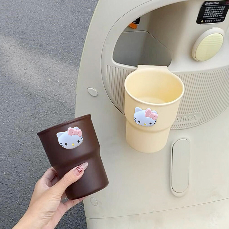 猫咪电动车水杯架水壶架