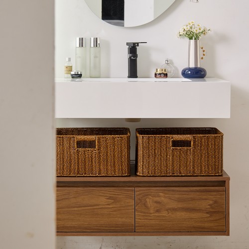 防水防潮浴室柜下遮下水管