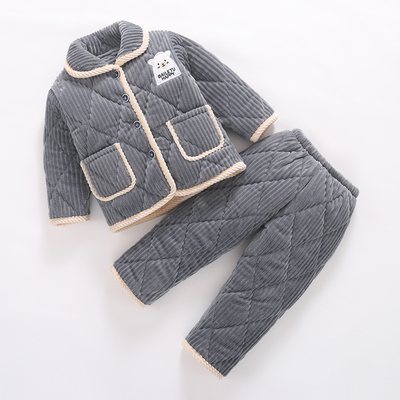 冬季儿童加厚三层套装