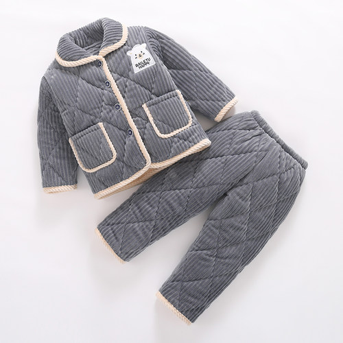 冬季儿童加厚三层套装
