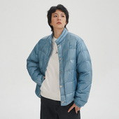 Puffer MindError 基础logo立领格纹棉服男女宽松休闲上衣外套