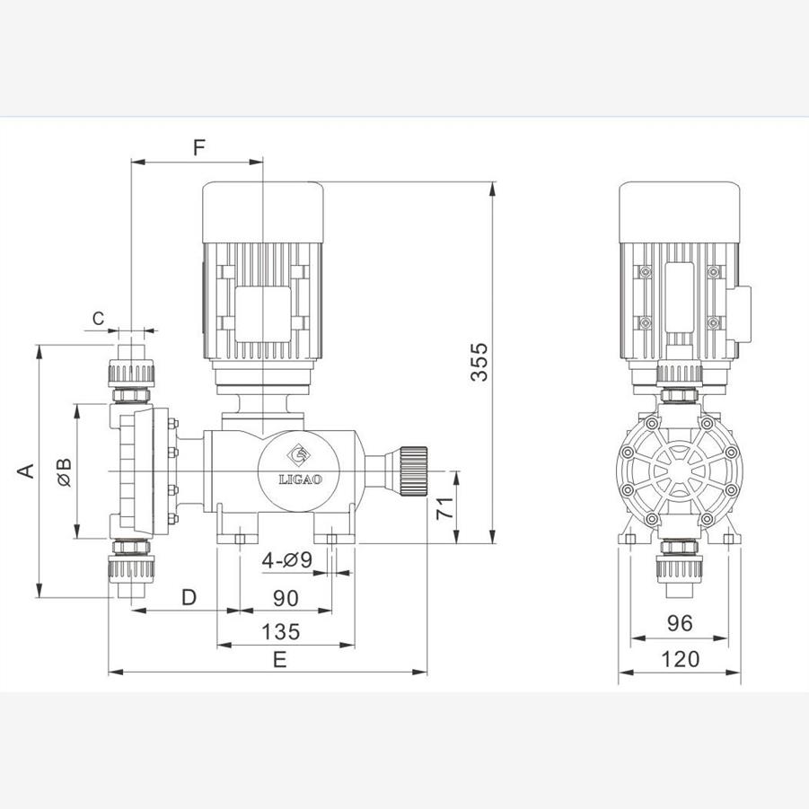 新款机械隔膜计量泵KD系