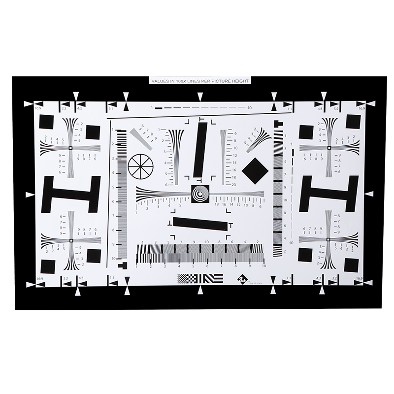 TILO天友利ISO12233分辨率测试卡清晰度宽动态灰阶24色chart图卡