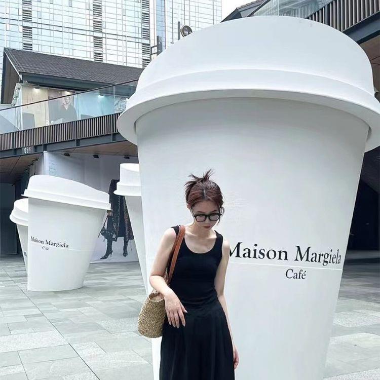 户外玻璃钢仿真奶茶咖啡杯雕塑大模型网红店铺咖啡店门口装饰摆件