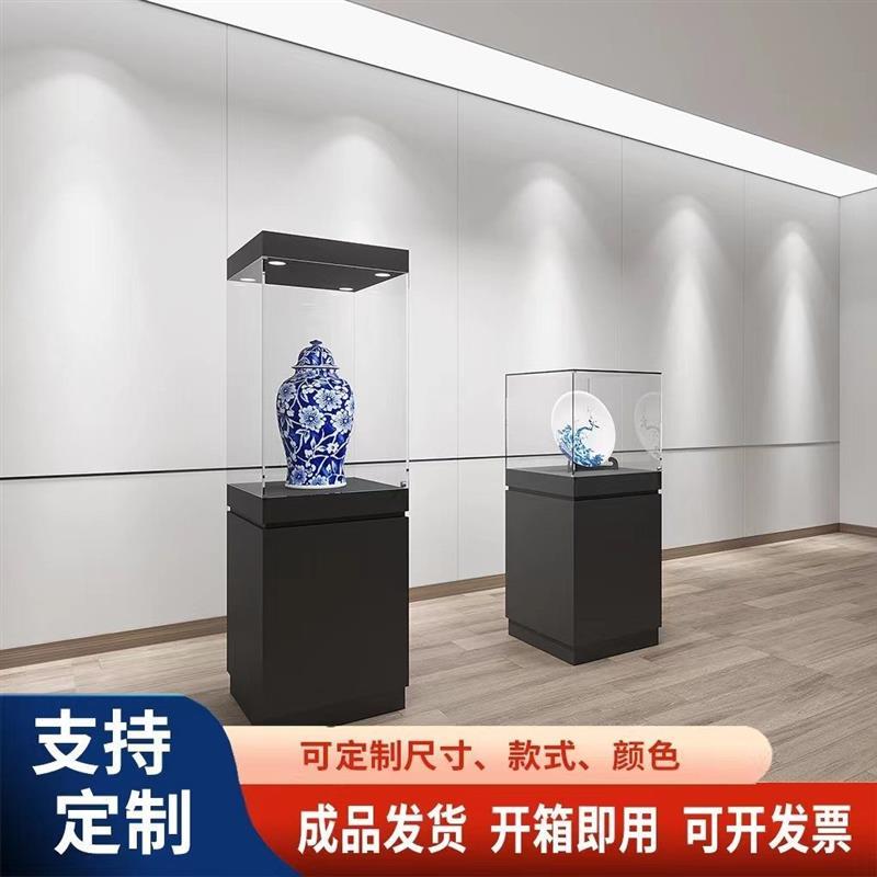 博物馆展示柜文物收藏品玉瓷器珠宝玻璃柜白酒产品样品展览柜台文