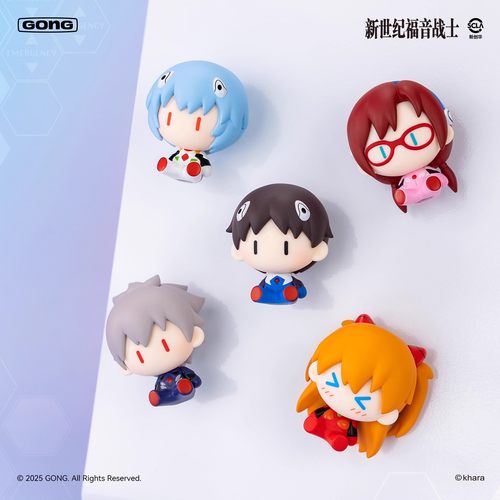 POPMART泡泡玛特共鸣EVA新世纪福音战士超迷你手办盲盒摆件冰箱贴