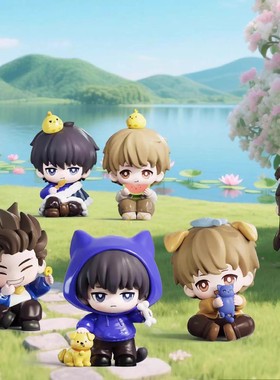 官方正品麦乐微美x盗墓笔记悠闲生活萌玩系列盲盒第四弹手办周边